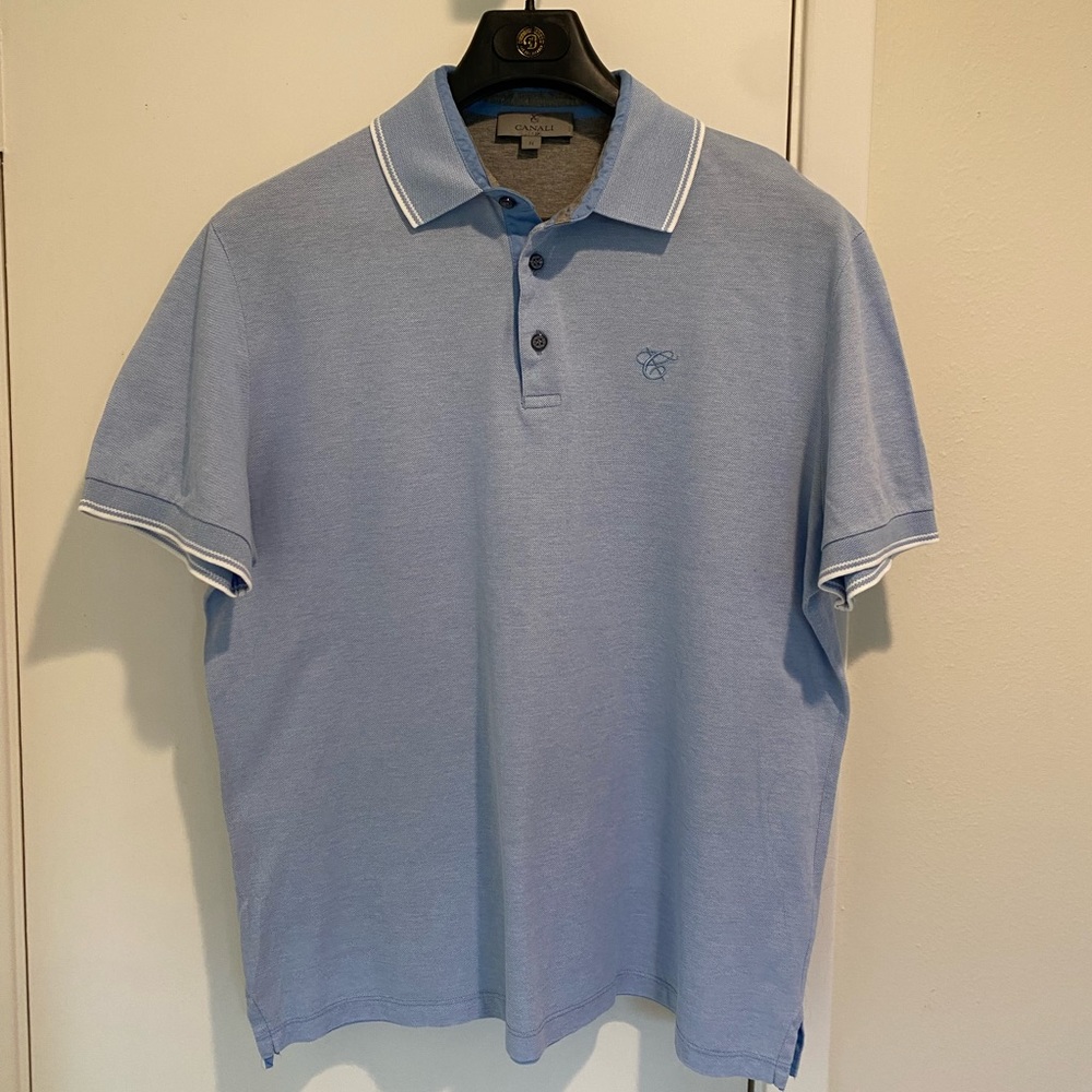 Canali Cotton Polo Shirt XL men’s 54